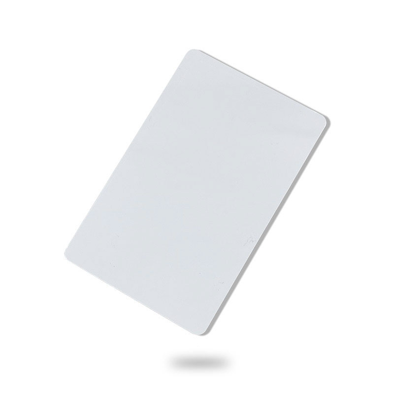 Термиялық басып шығарылатын бос ақ UHF RFID пластикалық картасы
